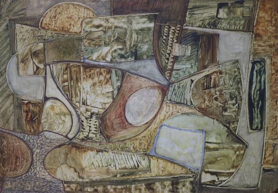 Gerald Meares (1911-1982) oil on board, Untitled, signed, 36 x 50cm, unframed